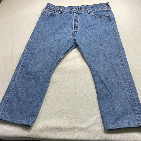 Levi's Other - Levis 501 Button Fly Blue Denim Jeans 42x30 42 x 30